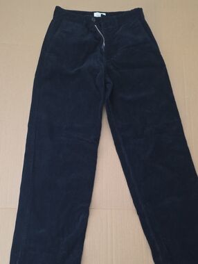 Wood Wood Black Corduroy Stefan Trousers SZ 28